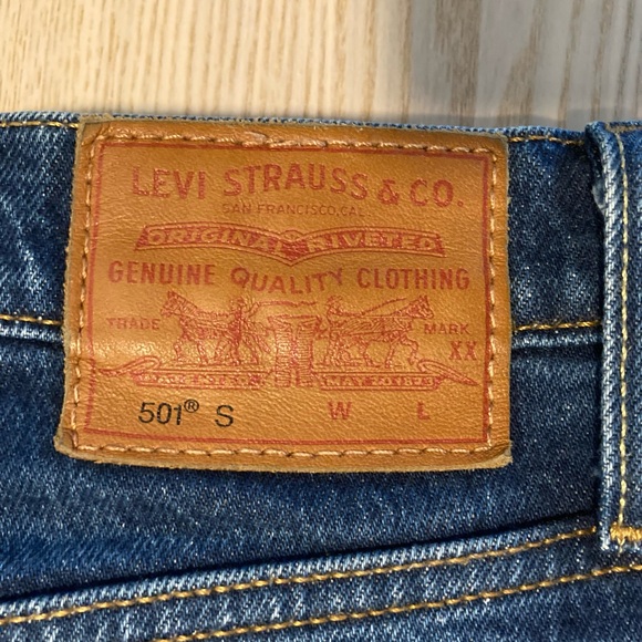 Levi’s Premium Women’s 501S 29Wx30L Button Fly Jeans - Picture 5 of 10